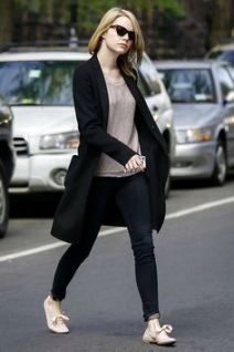 emma stone street style 2013