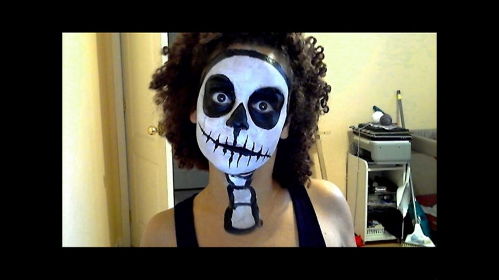 face painting designs skeleton