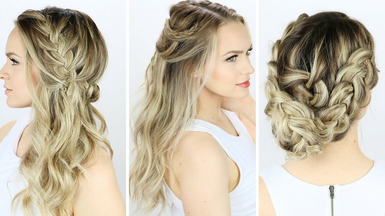 3 prom or wedding hairstyles you can do yourself! - youtube