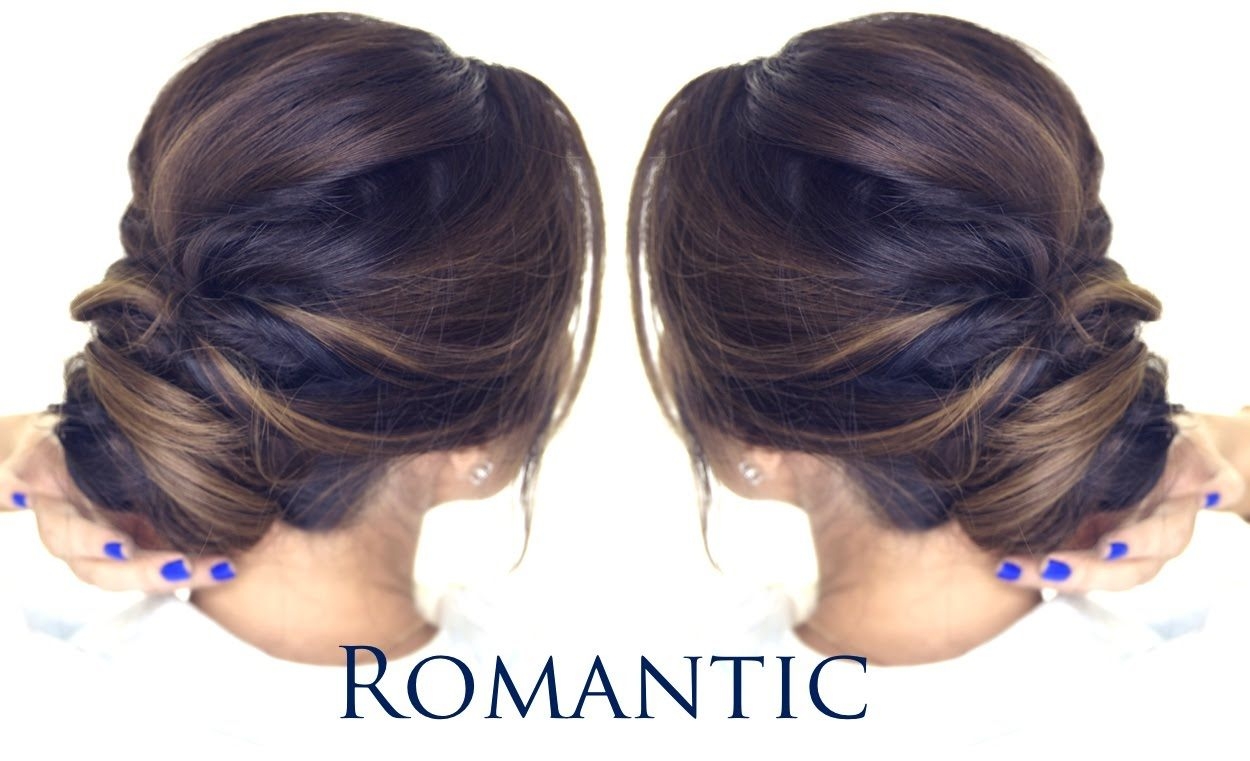 5-minute romantic bun hairstyle | easy updo hairstyles - youtube