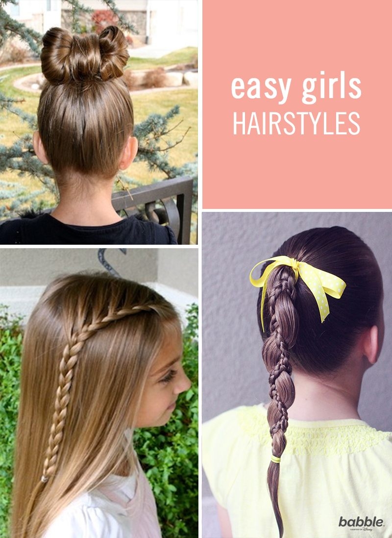 6 quick &amp; easy hairstyles for little girls