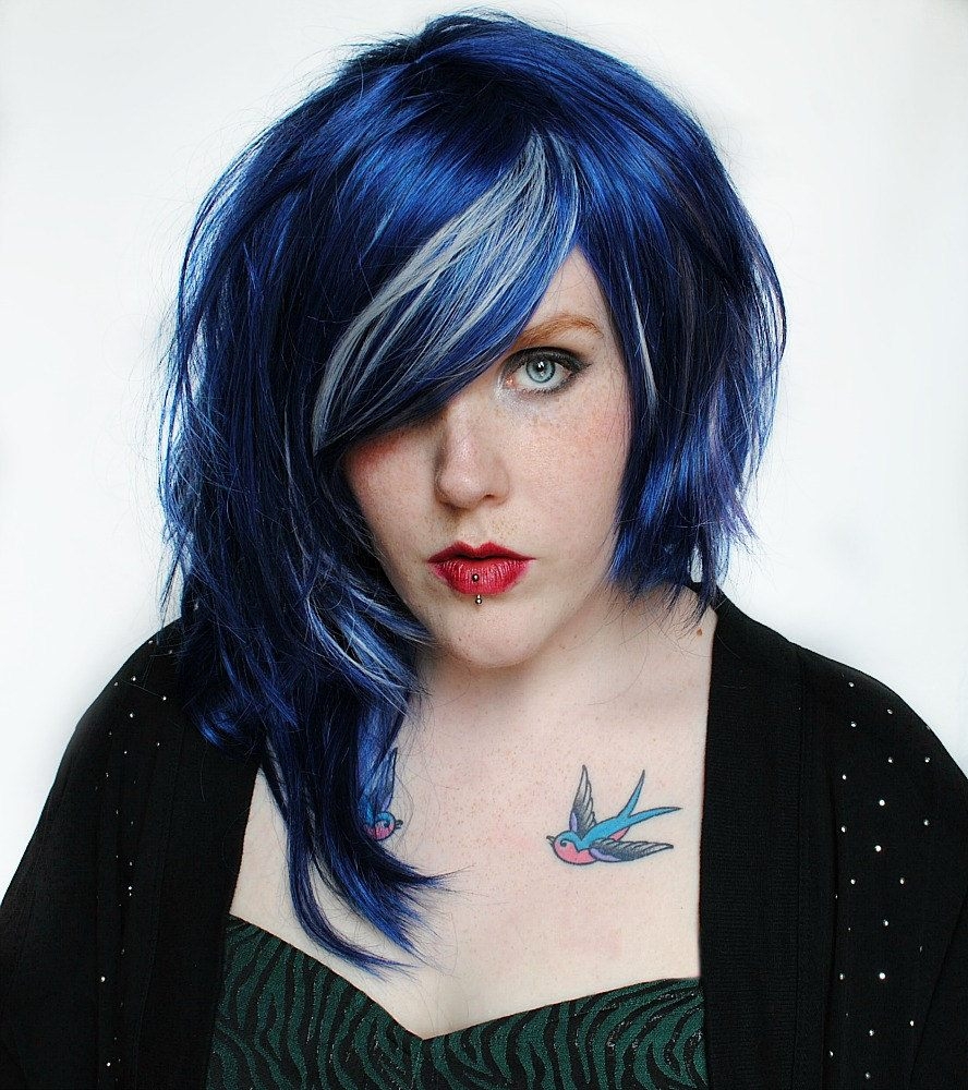 blue black hair styles - hairstyle for women &amp; man