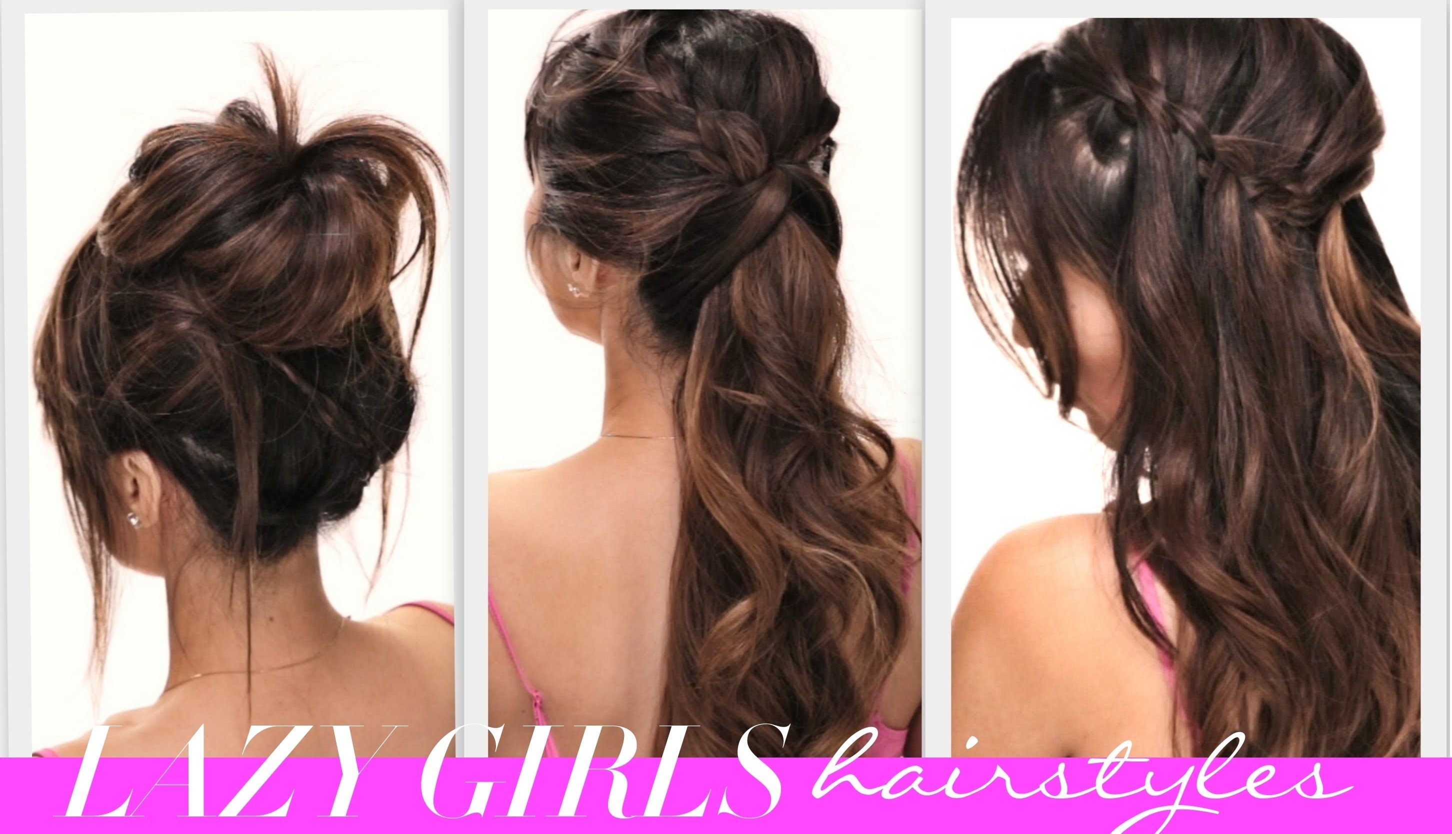 ☆4 easy lazy girls back-to-school hairstyles | cute hairstyle