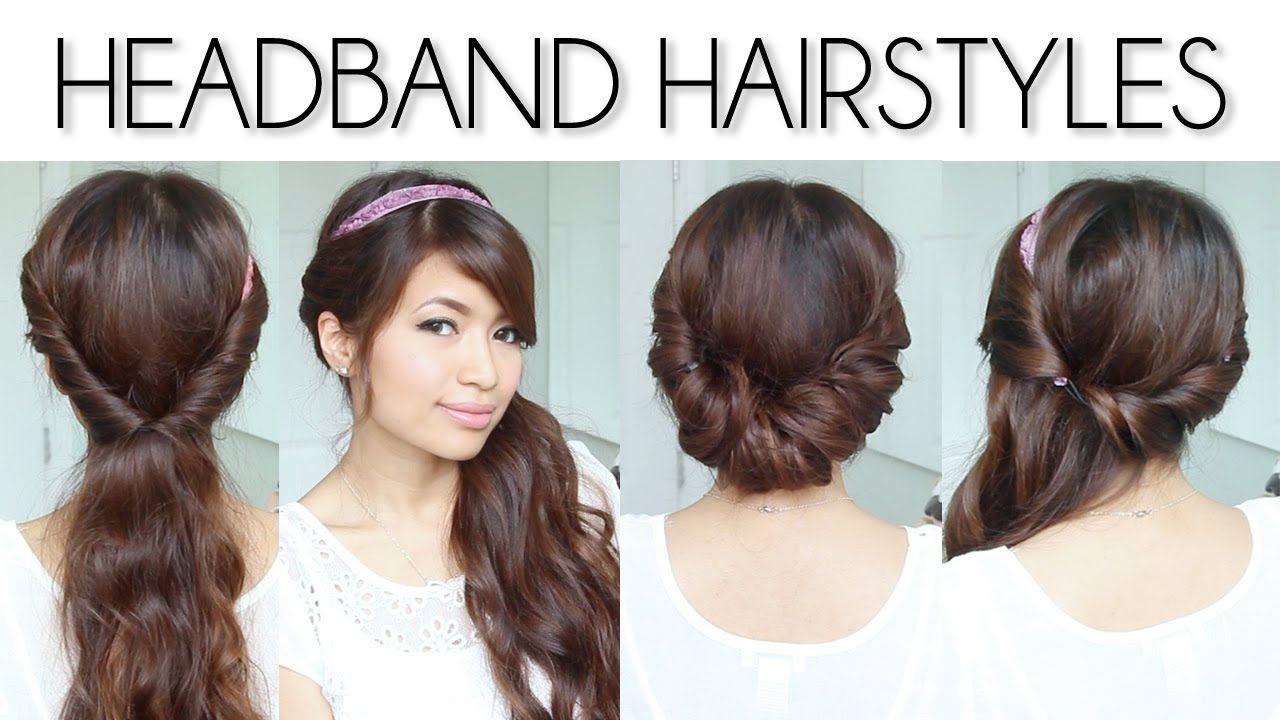♥ easy everyday headband hairstyles for short and long hair