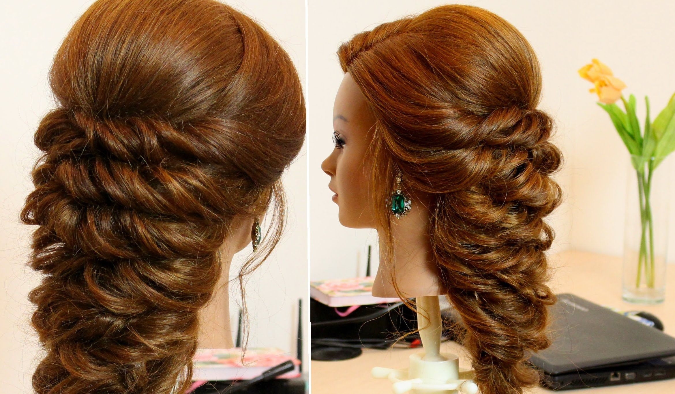 easy hairstyle for long hair tutorial - youtube