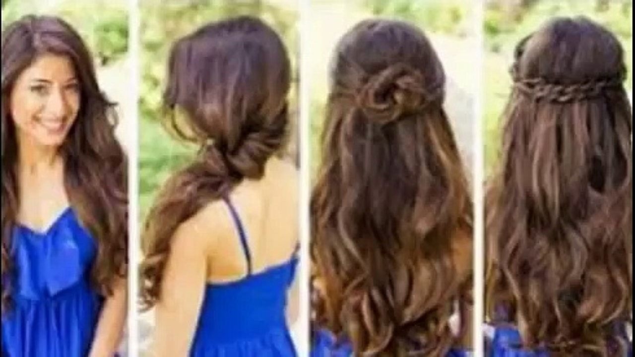 easy hairstyles for wavy hair - video dailymotion