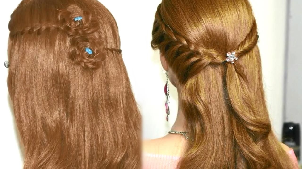 easy new fold-up braids hairstyles for girls