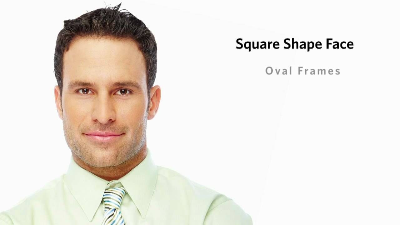 frames for a square face shape - male - youtube