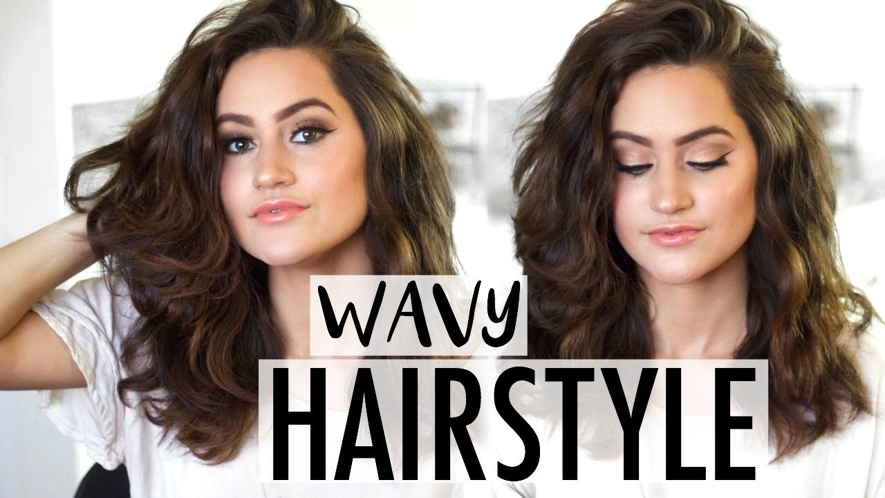 how to: easy wavy hairstyle tutorial | medium length to long - youtube