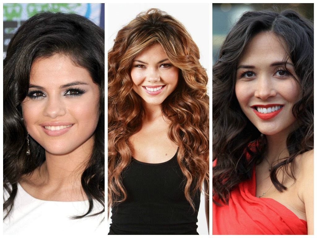 long curly hairstyles for a round face - hair world magazine