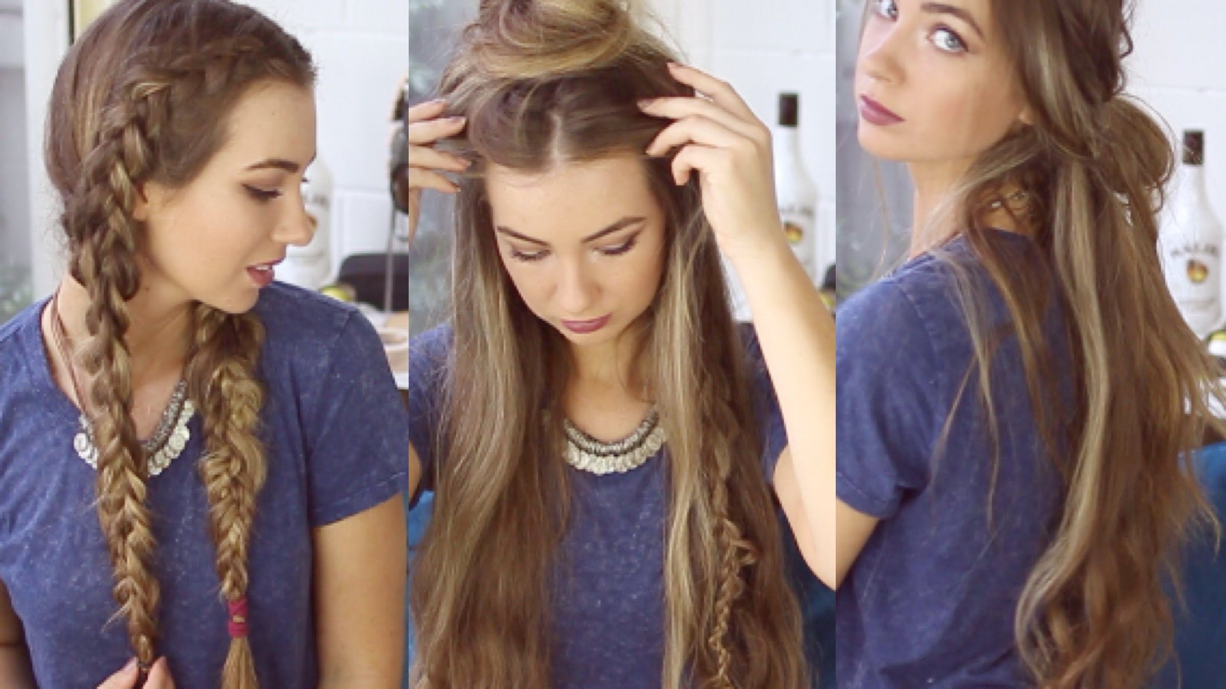 quick and easy hairstyles for long hair youtube - 42lions