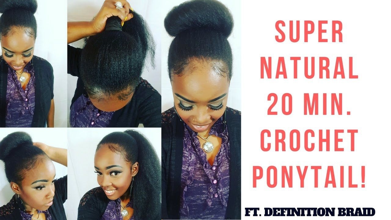 seamless crochet ponytail || no braids! - youtube | crochet braids