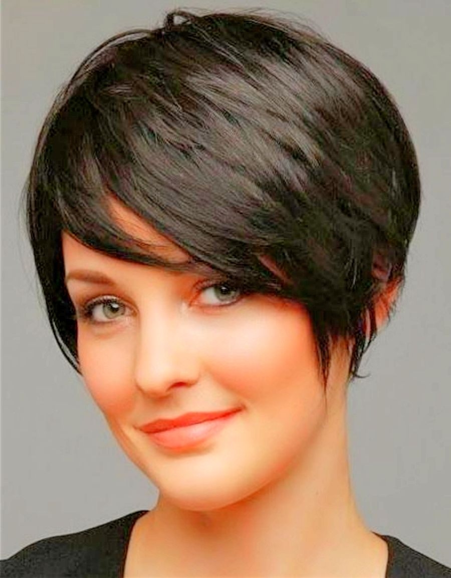 short pixie hairstyles for round faces - hairstyle for women &amp; man