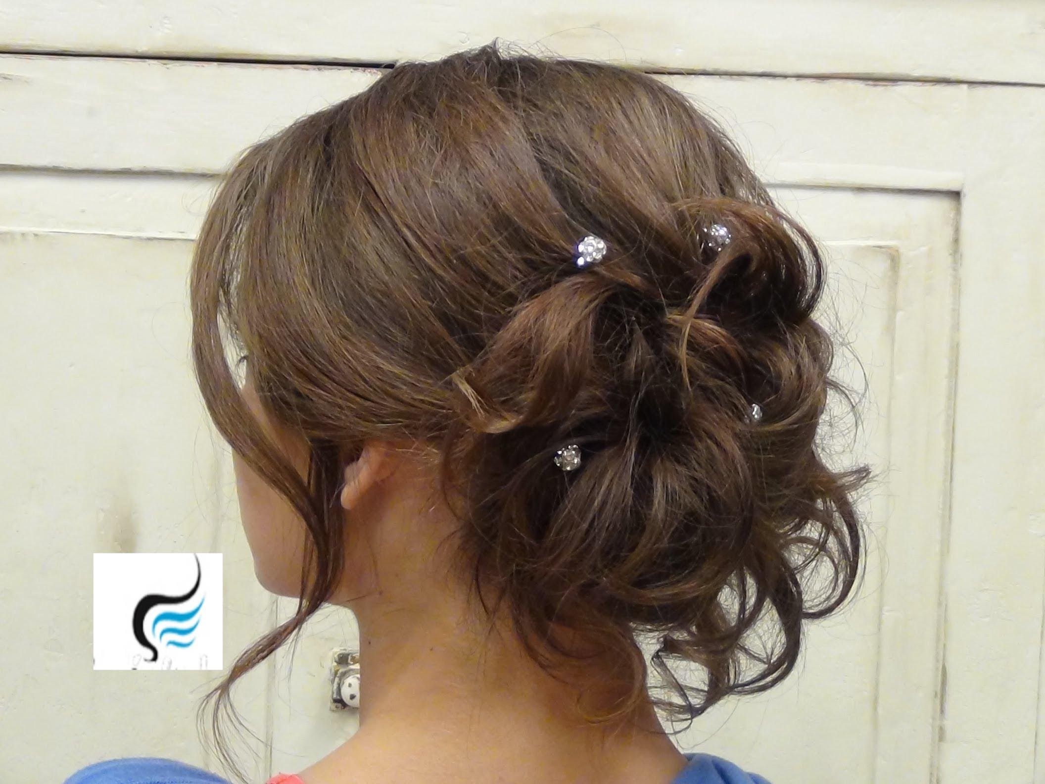 soft curled updo) for long hair prom or wedding hairstyles - youtube